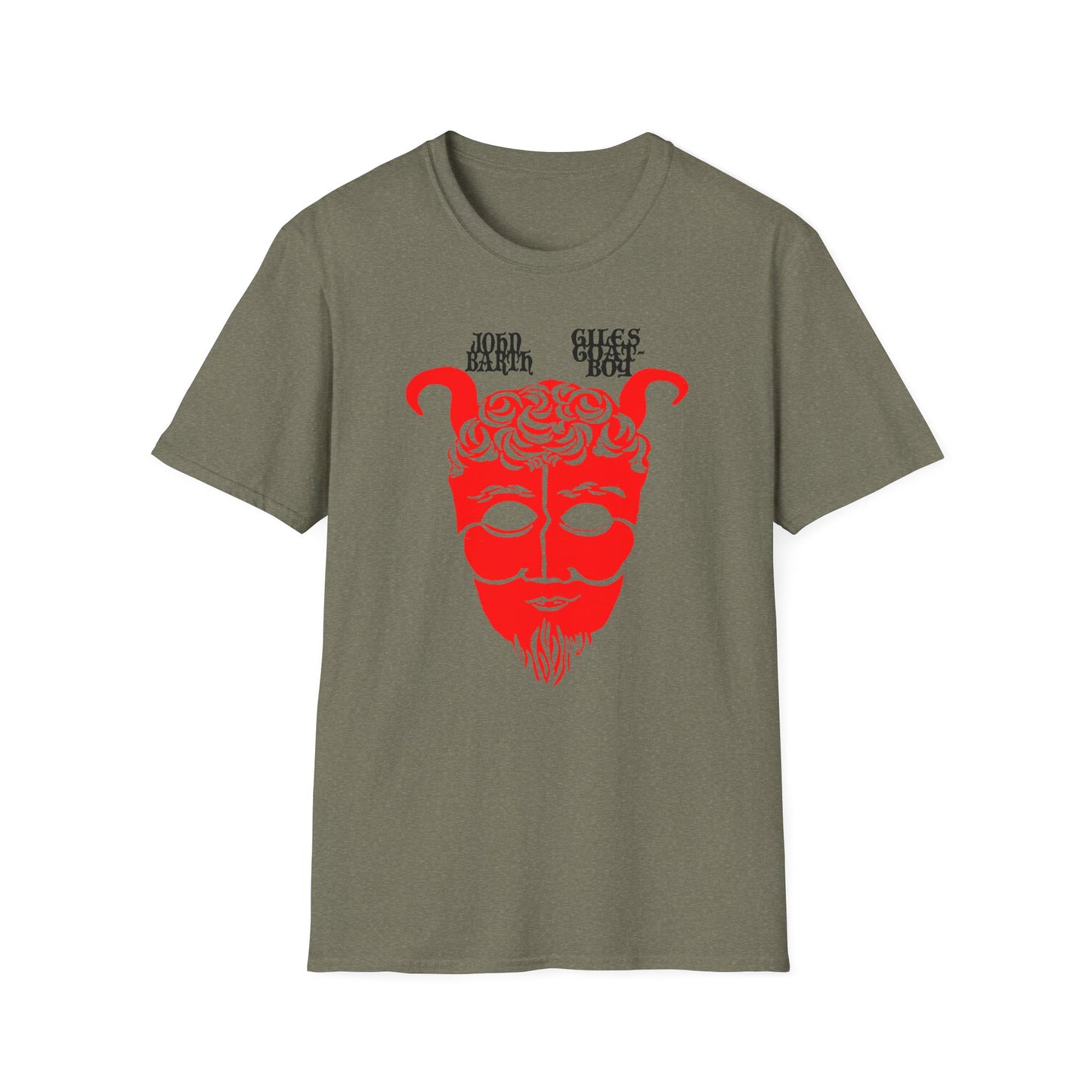 john barth 1966 novel giles goat-boy book cover variant tshirt