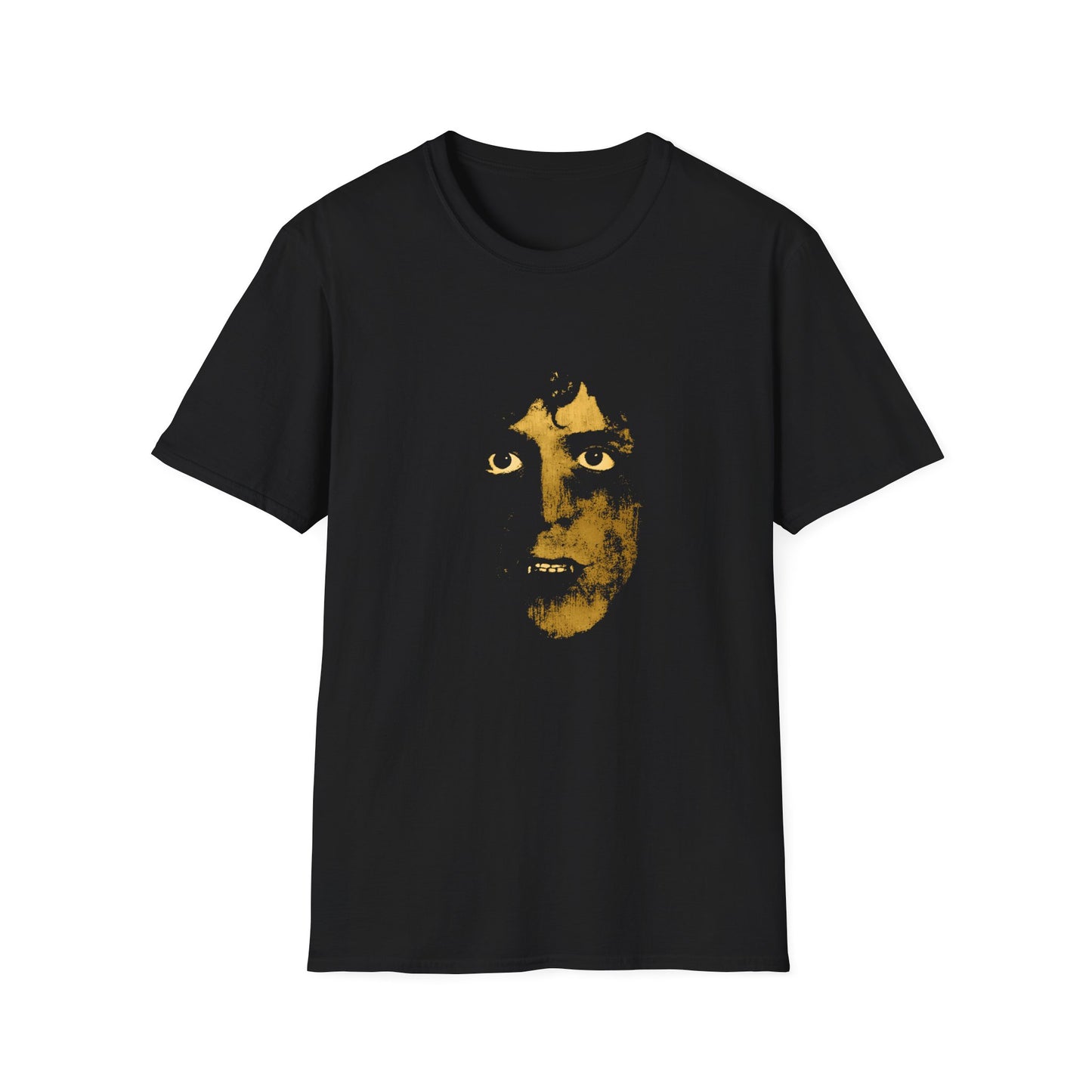 gold rock and roll animal fan art tshirt
