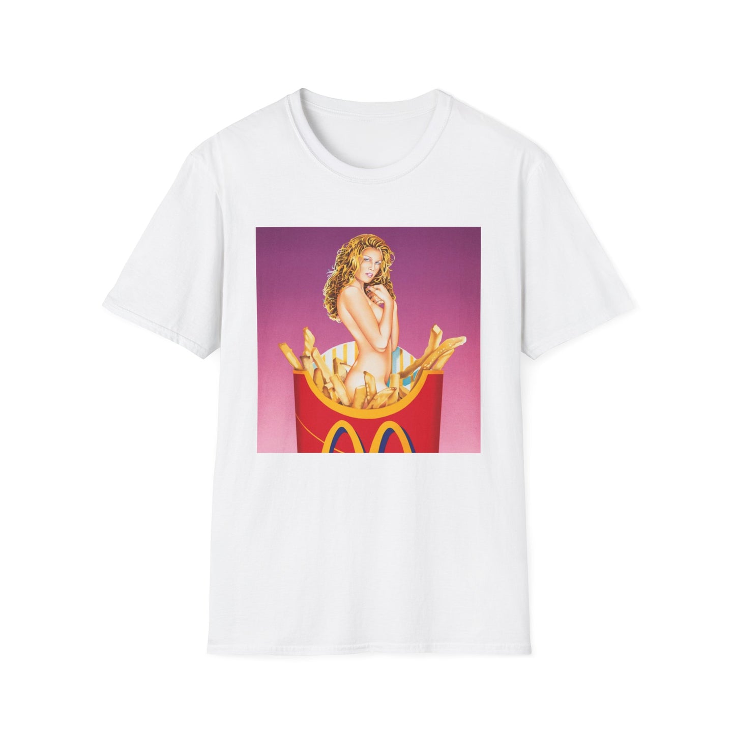 early 2000s fräulein french fries lithograph by mel ramos tshirt