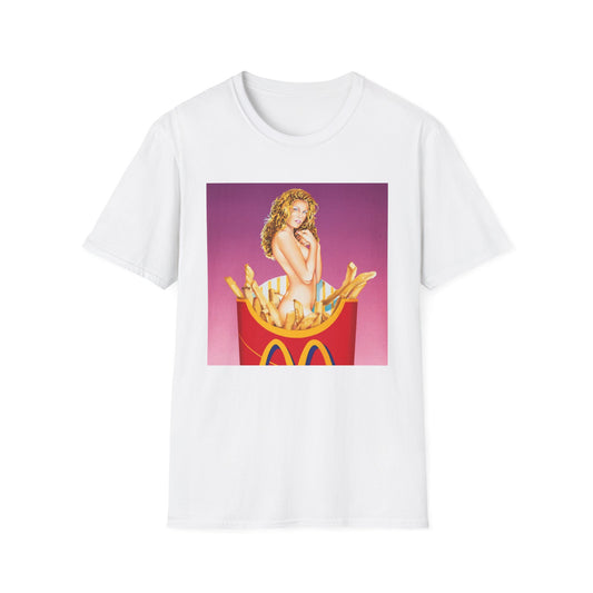 early 2000s fräulein french fries lithograph by mel ramos tshirt