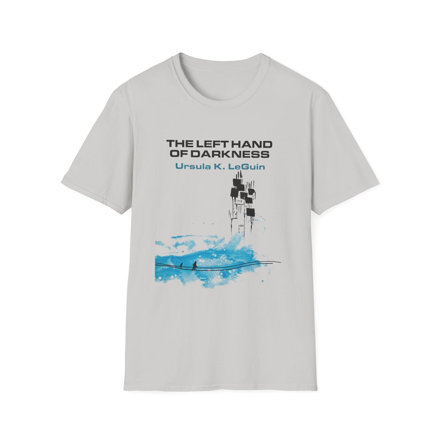 1969 book the left hand of darkness by ursula k le guin book cover tshirt