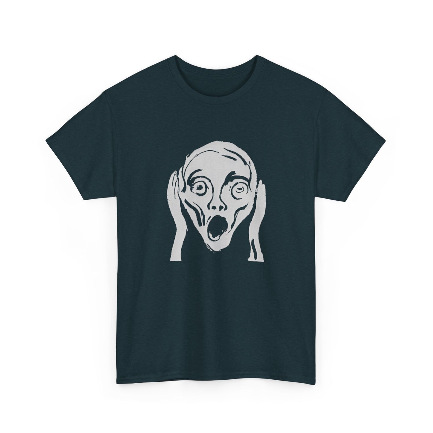 late 1800s edvard munch's scream undated drawing tshirt