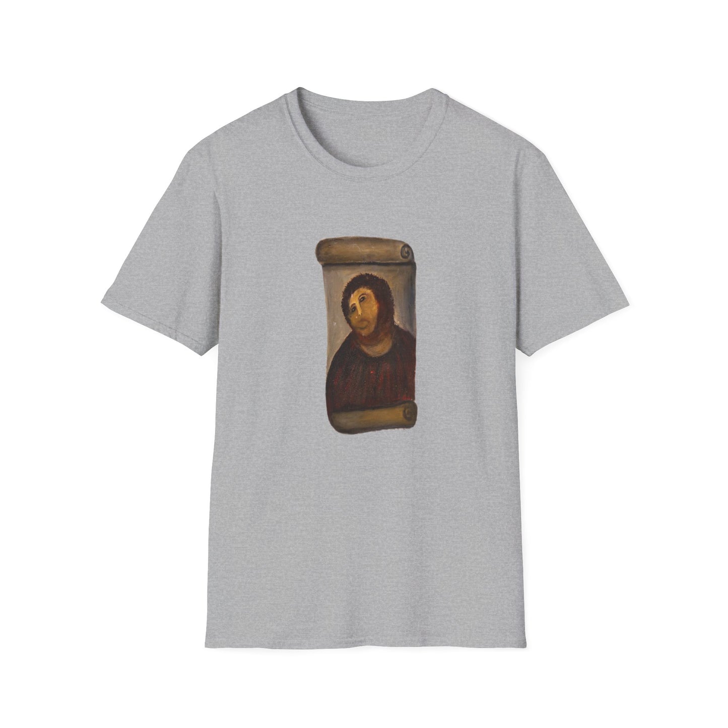 ecce homo botched restoration tshirt behold the monkey tshirt