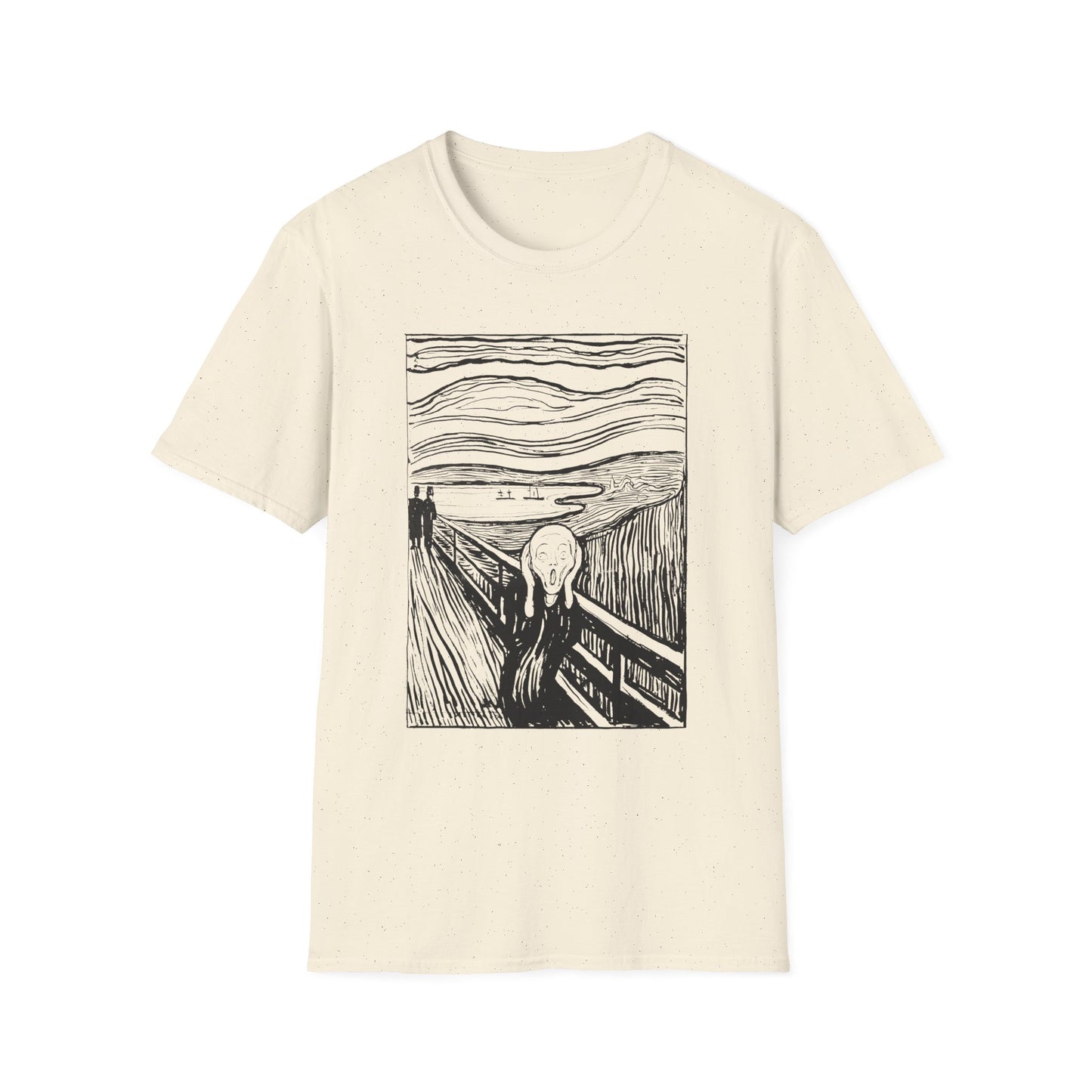 1895 lithography print of the scream by edvard munch tshirt