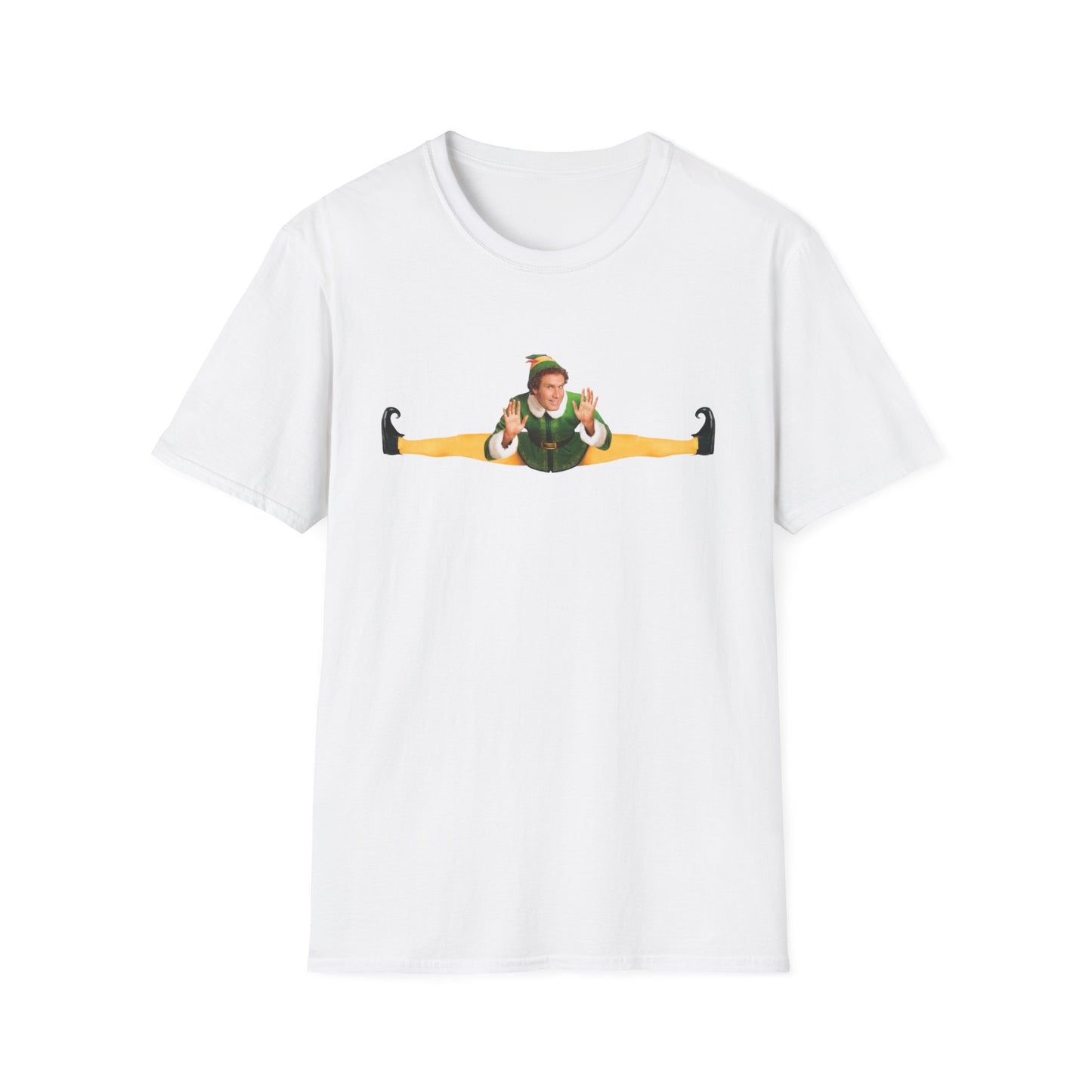 elf 2003 will ferrell doing the splits christmas tshirt