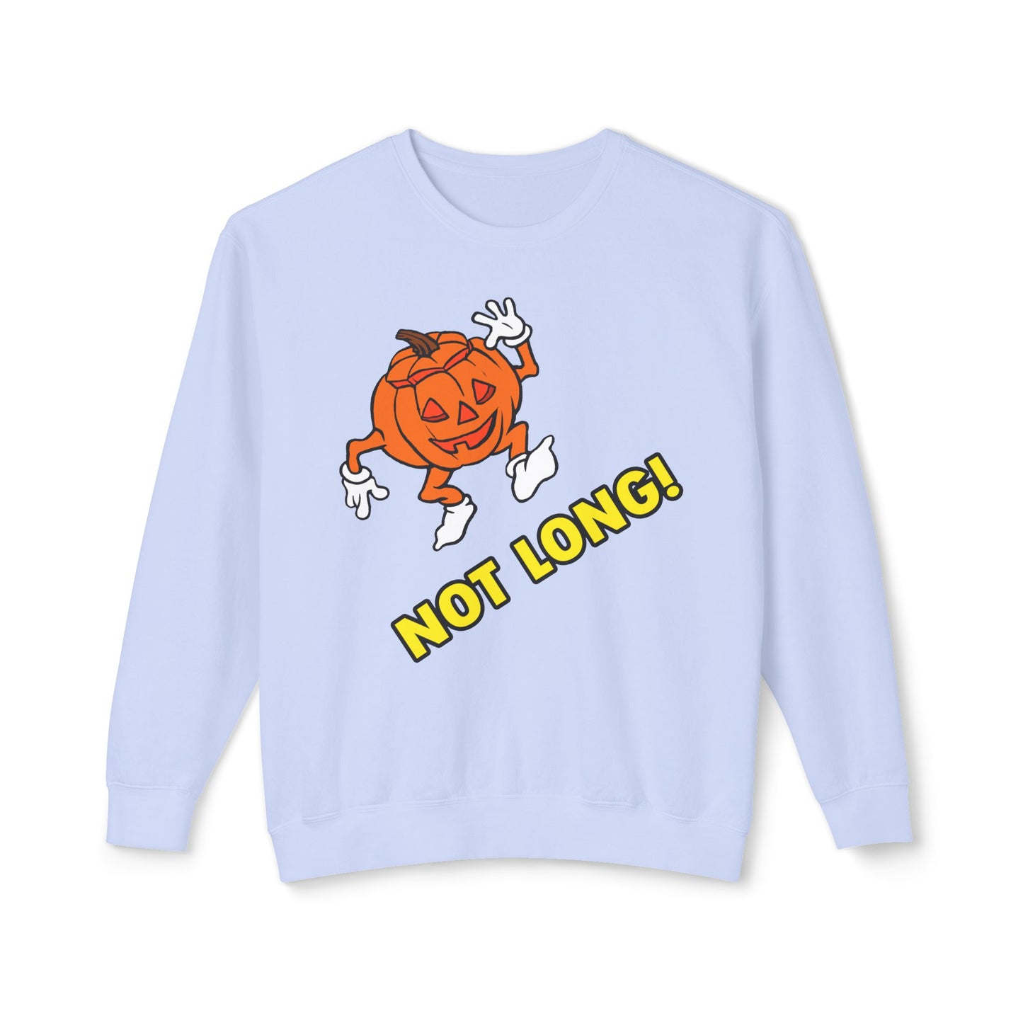 old tv commercial halloween pumpking guy not long custom reproduction 100% cotton sweatshirt