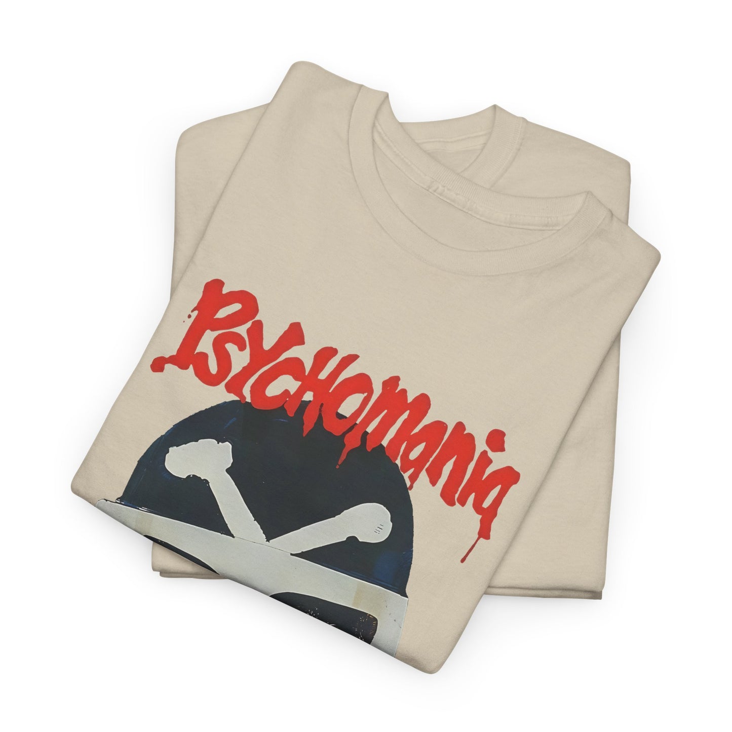 1973 psychomania movie poster no lettering tshirt