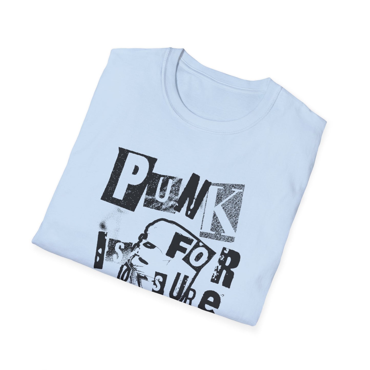 punk is for sure dead spray spaint style tshirt