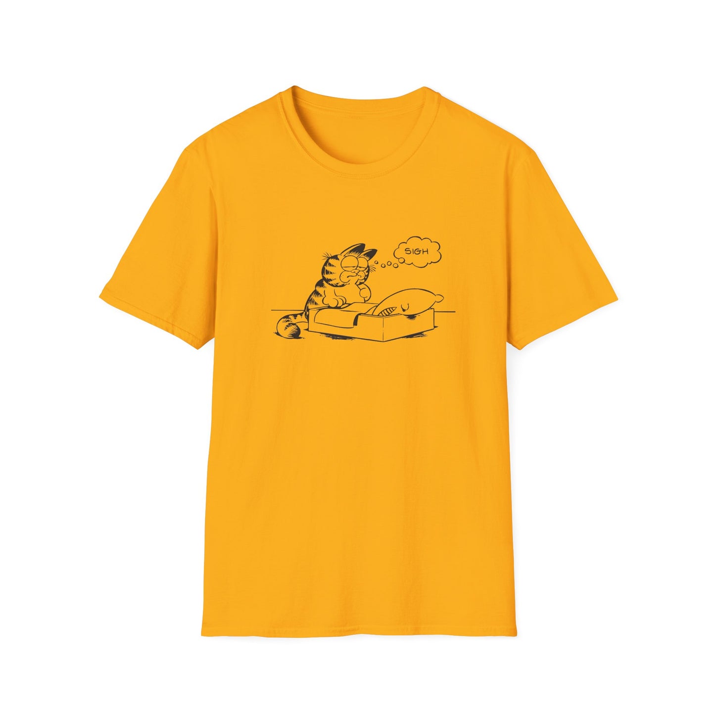 garf sighing tshirt