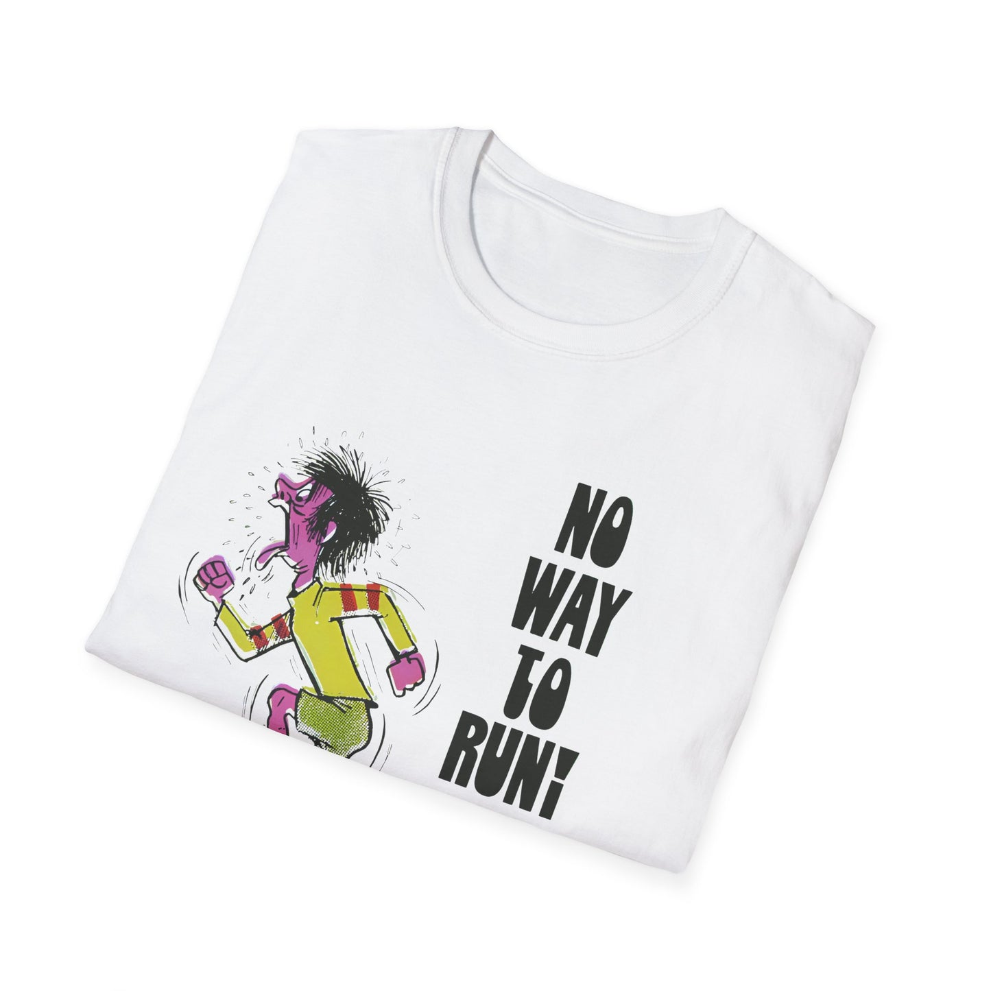 1960s/70s anti-drug poster no way to run (drugs) by smartset smarteen s.o.s tshirt