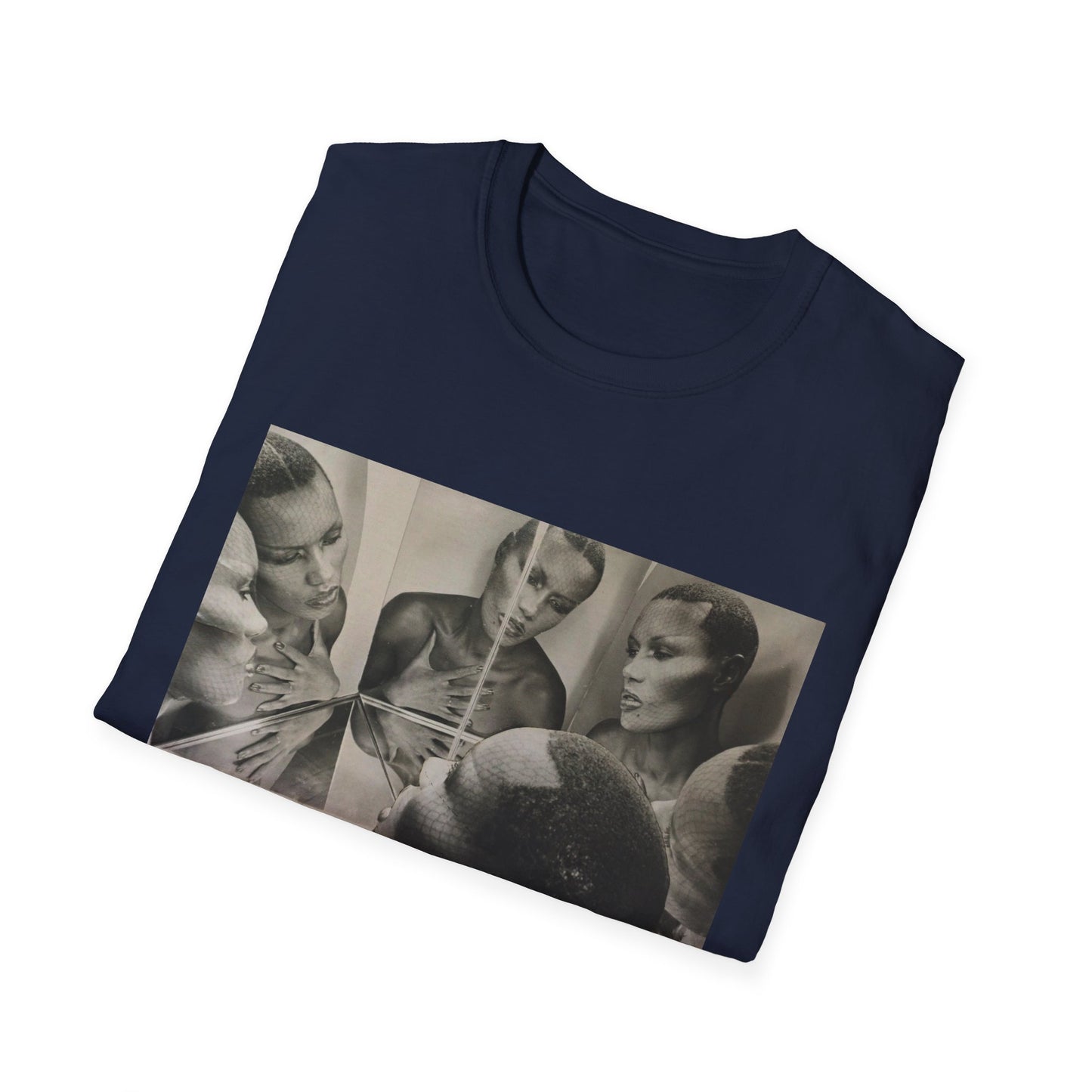 grace jones mirror gatefold for 1979 album muse tshirt