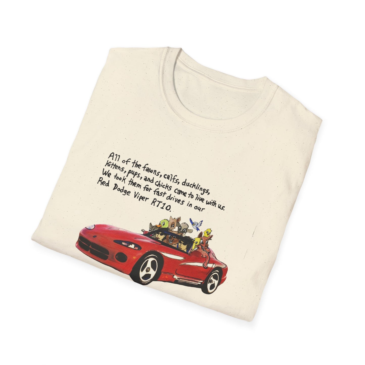 dodge viper rt10 original drawing tshirt