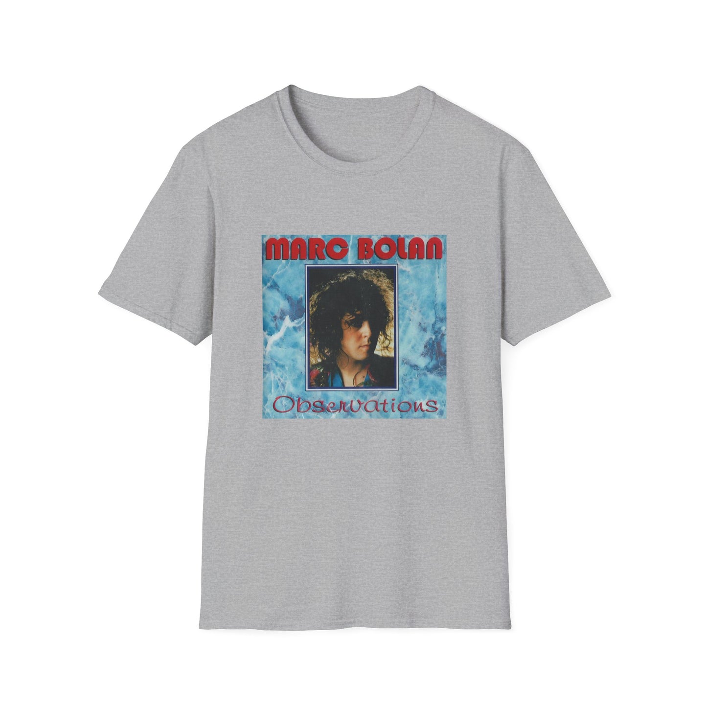 marc bolan 1992 observations album tshirt