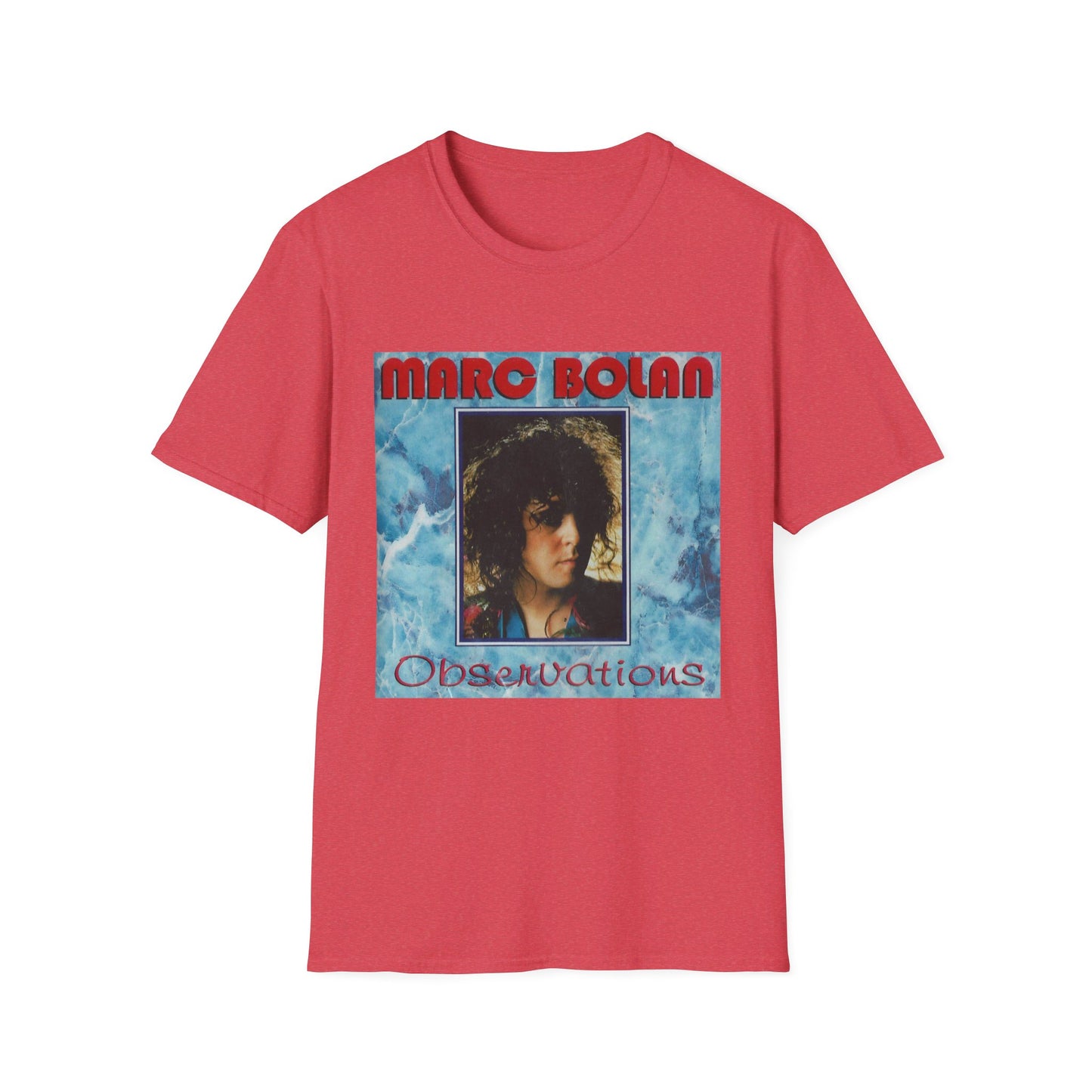 marc bolan 1992 observations album tshirt