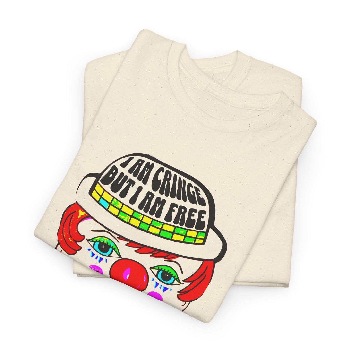 i am cringe but i am free garbage clown