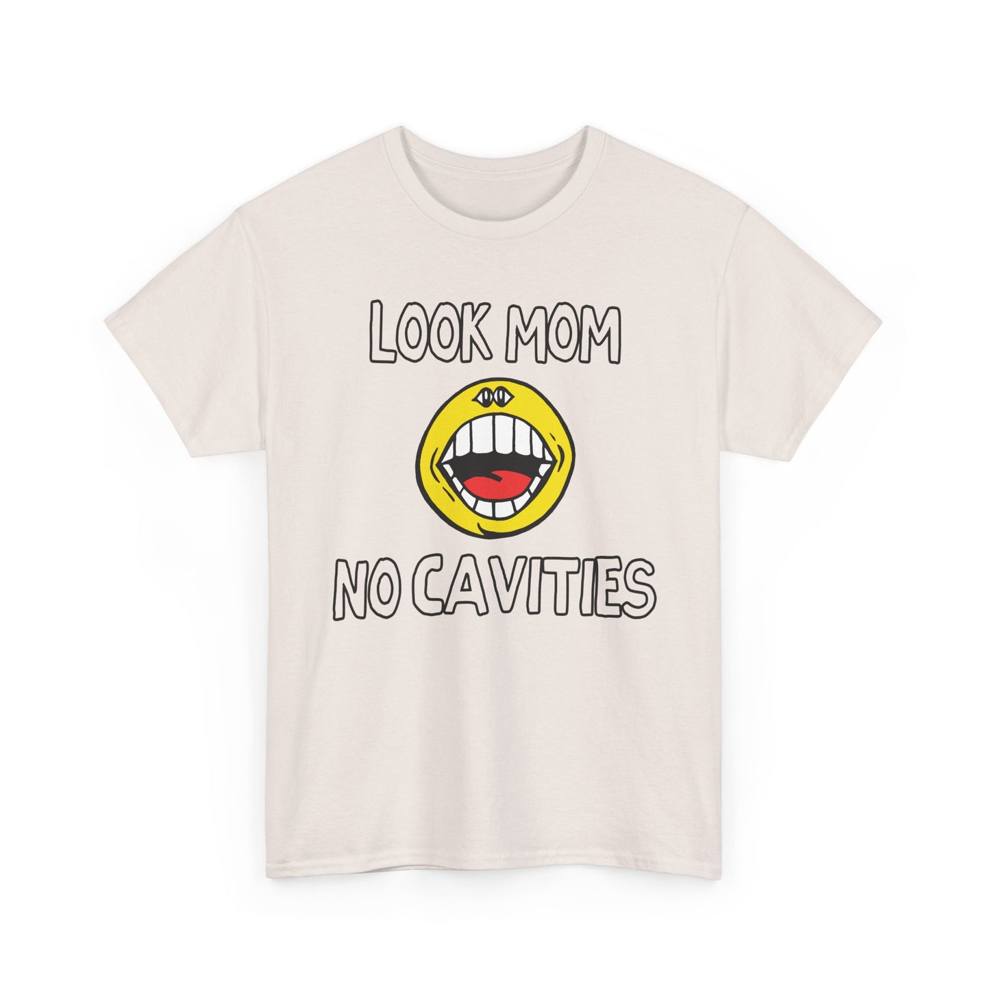 vintage look mom no cavities custom reproduction tshirt