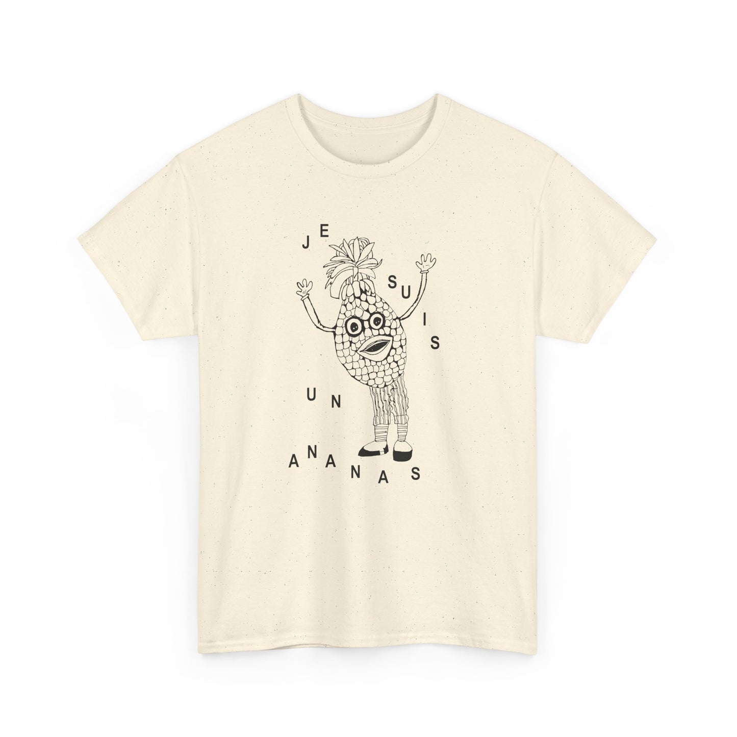 original sketch je suis un ananas téléfrançais! (i am a pineapple) tshirt