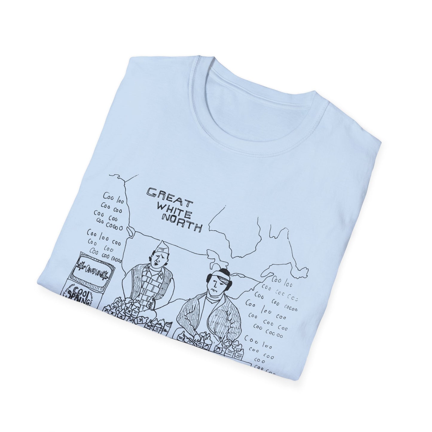 original drawing of bob and doug mckenzie tshirt