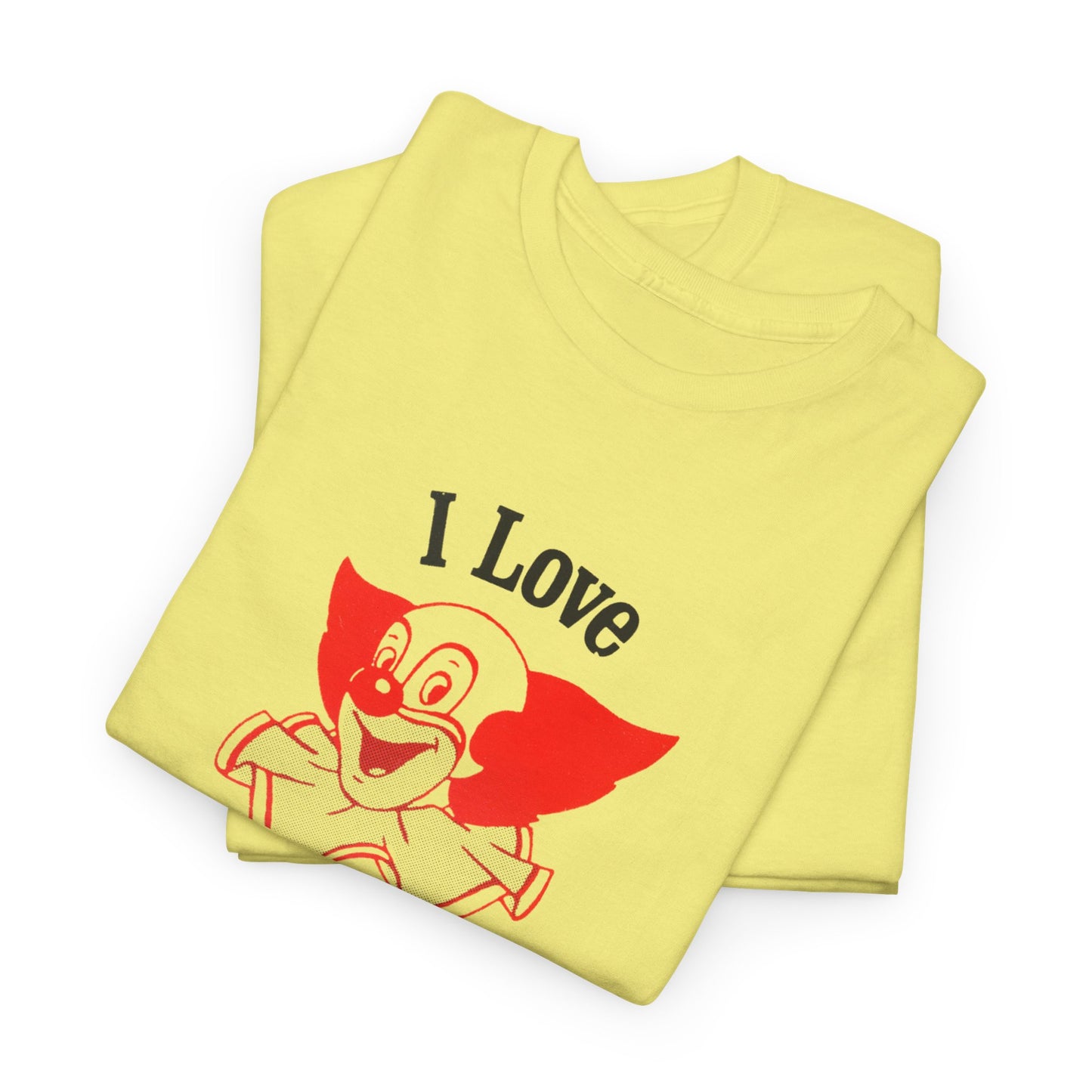 i love bozo vintage reproduction tshirt