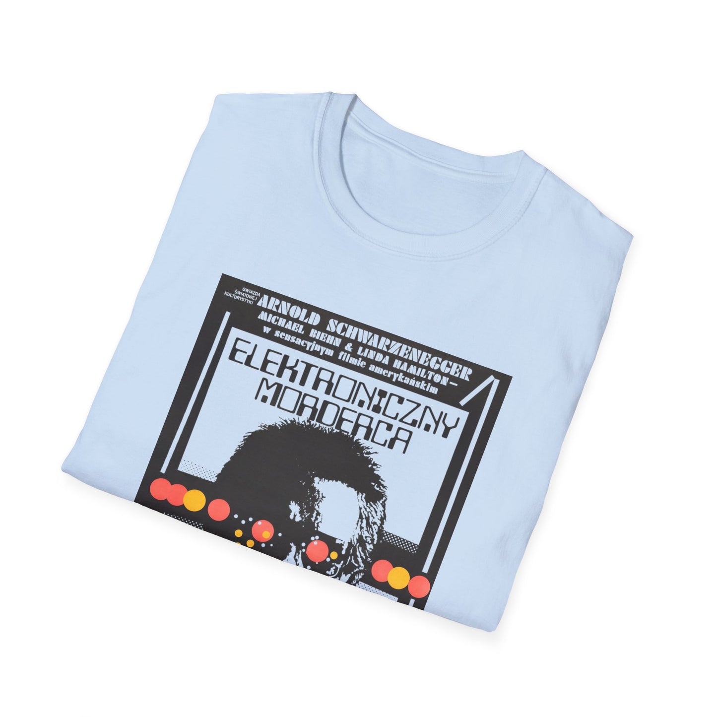 1987 terminator vintage polish movie poster tshirt