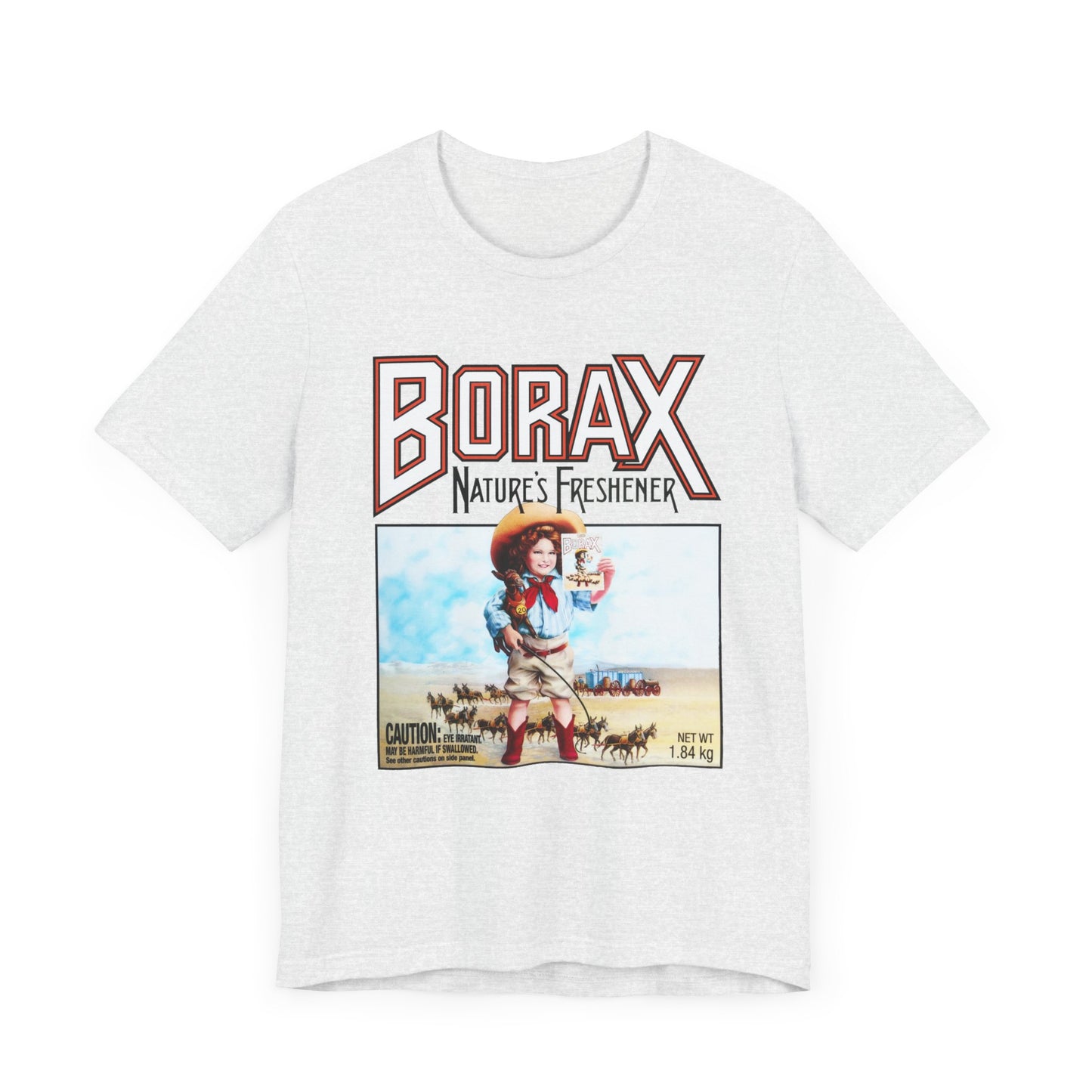 borax nature''s freshener 20 mule team detergent classic logo tshirt