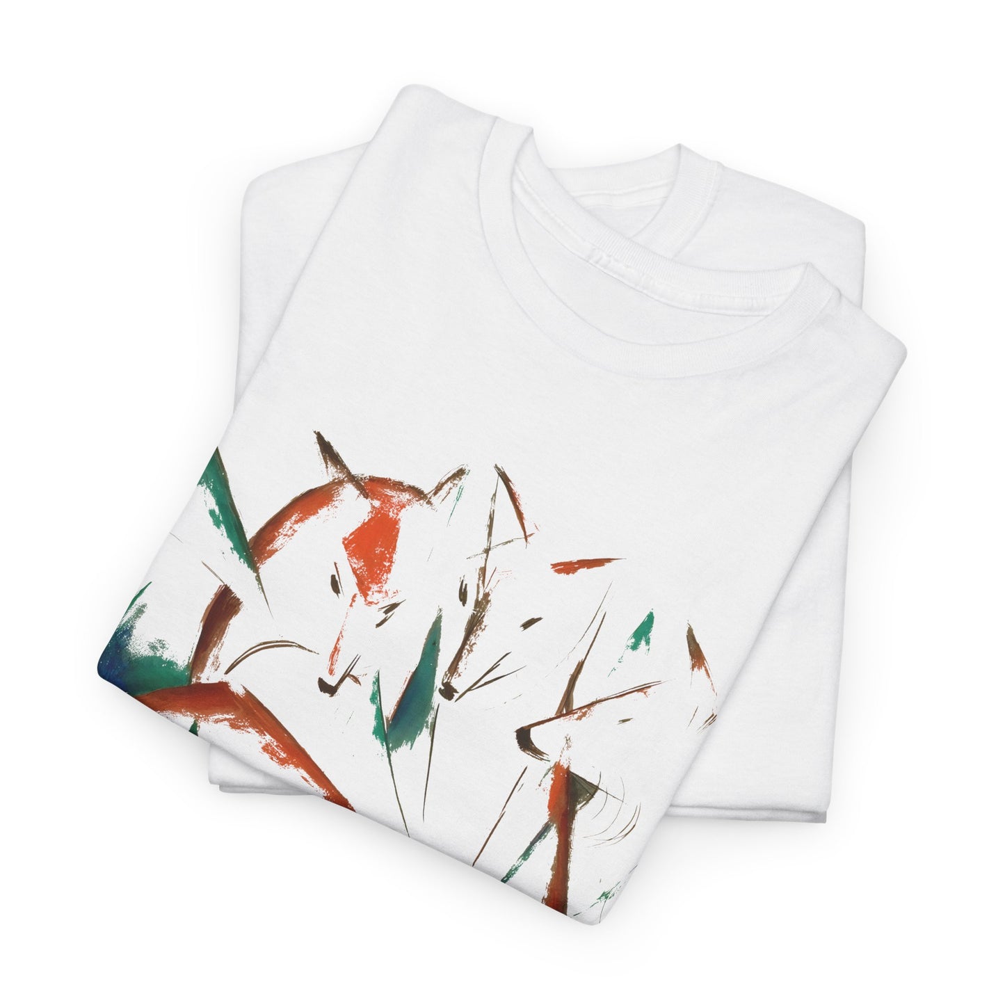 1913 four foxes oil painting by franz marc reproduction tshirt