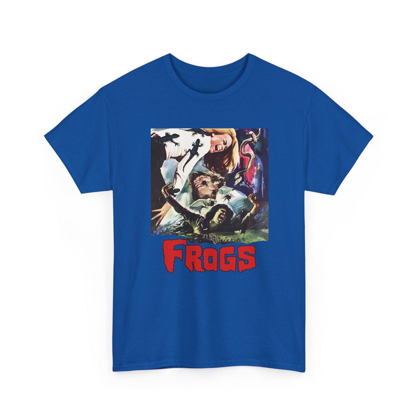 1972 eco horror movie frogs italian poster custom edit tshirt
