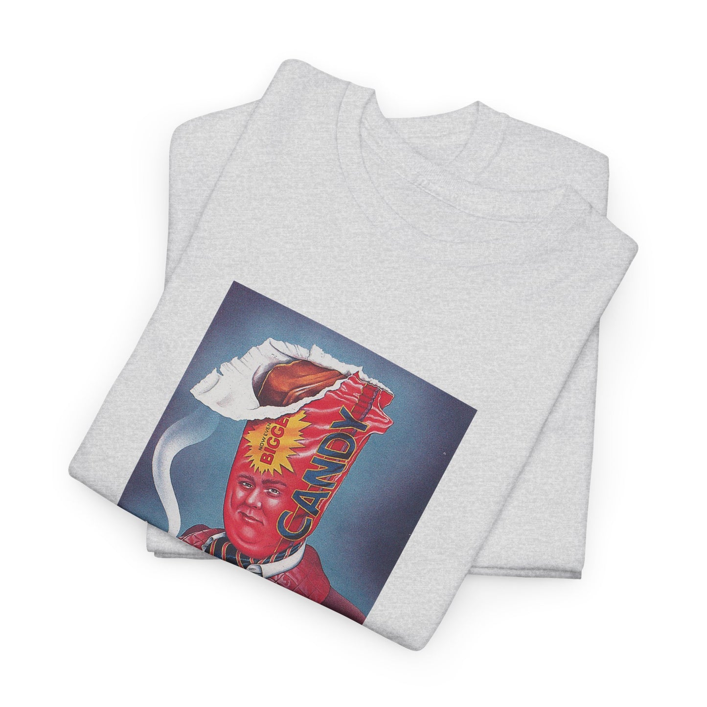 john candy chocolate bar head illustration tshirt