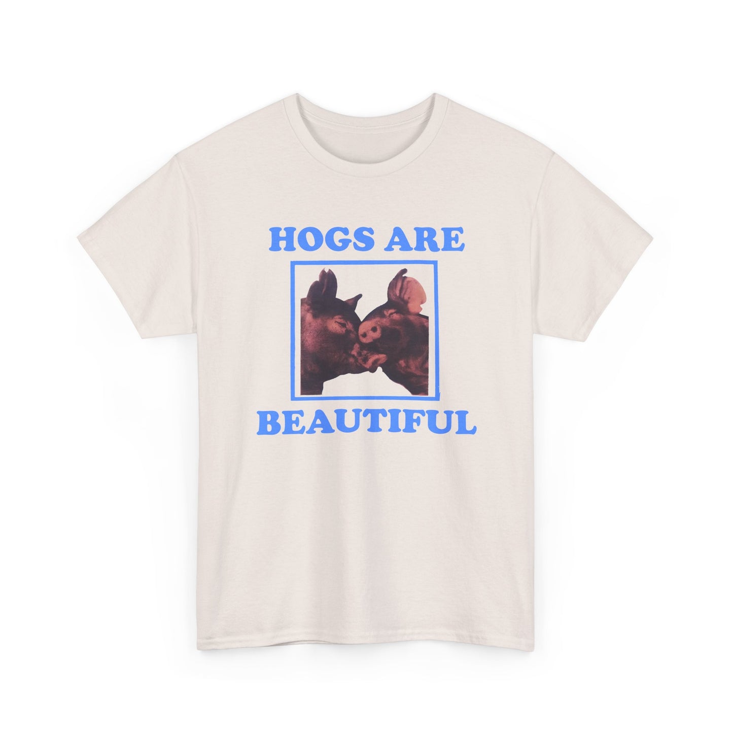 vintage hogs are beautiful reproduction tshirt