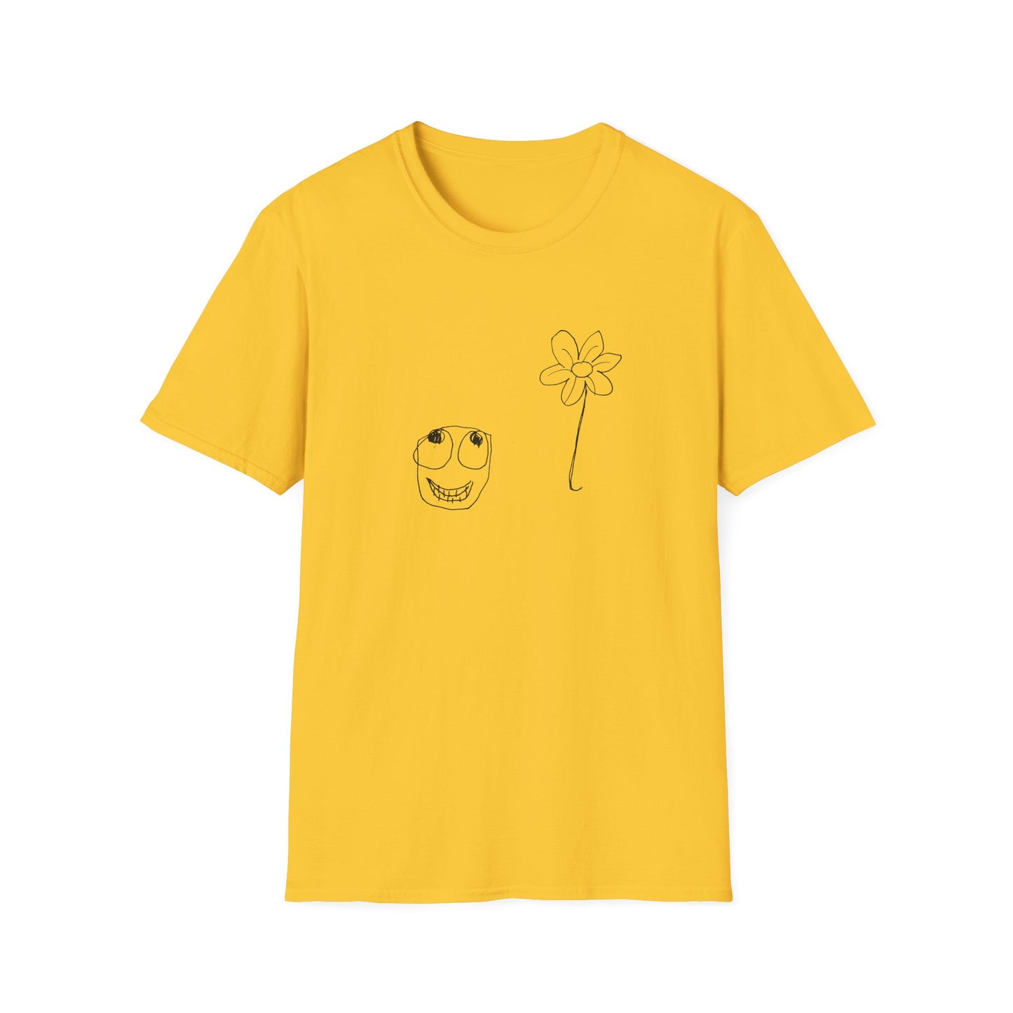 original drawing happy little guy tshirt
