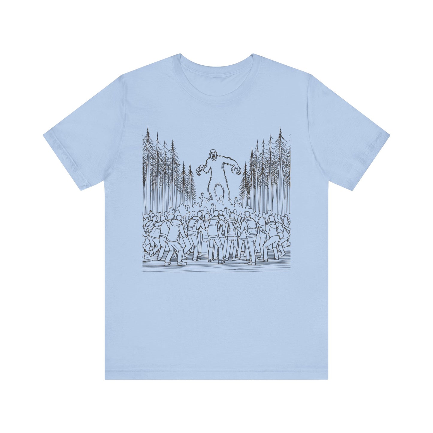 sasquatch attacks tshirt