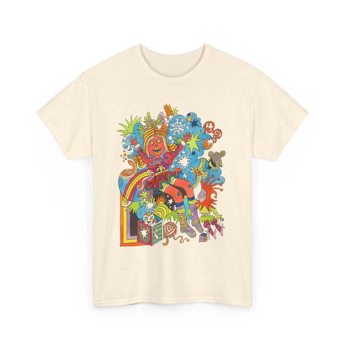 1970 stars slovak illustration by miroslav cipar reproduction tshirt