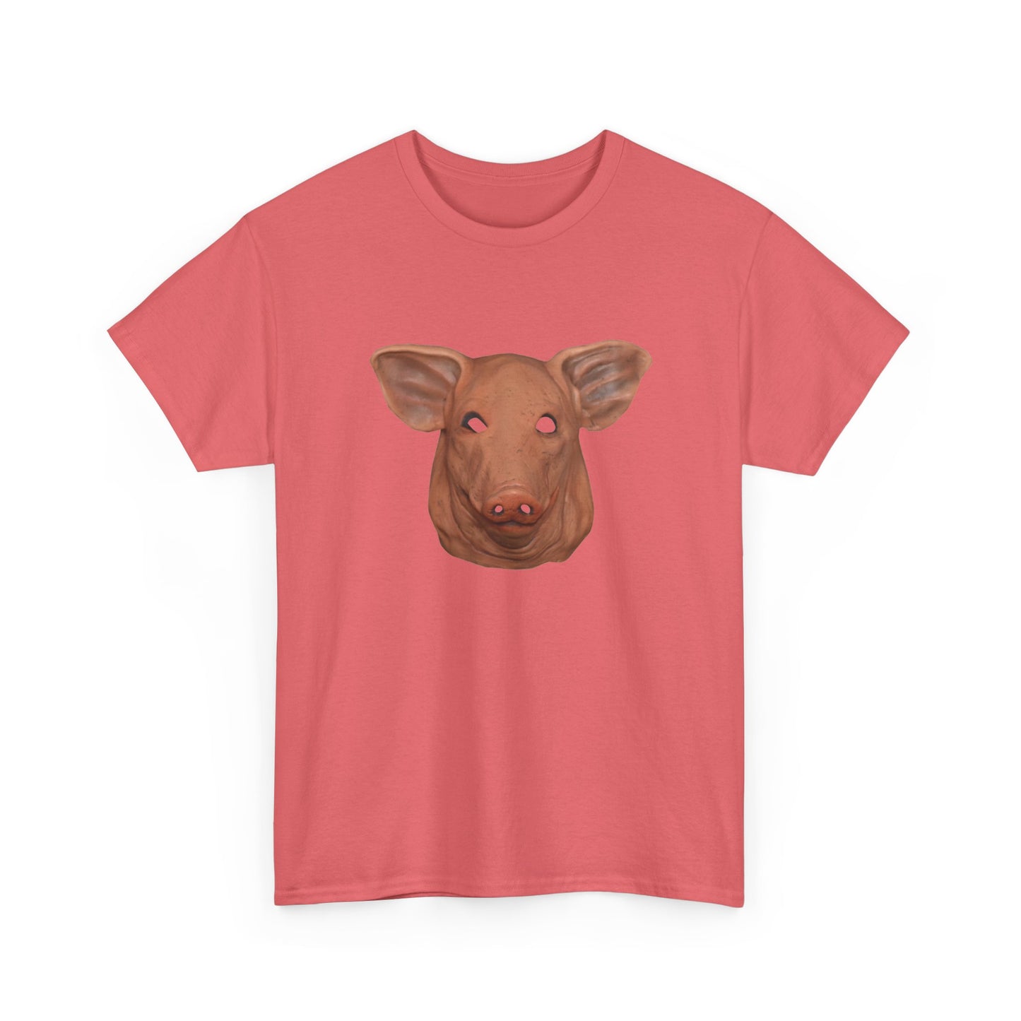 creepy pig mask tshirt