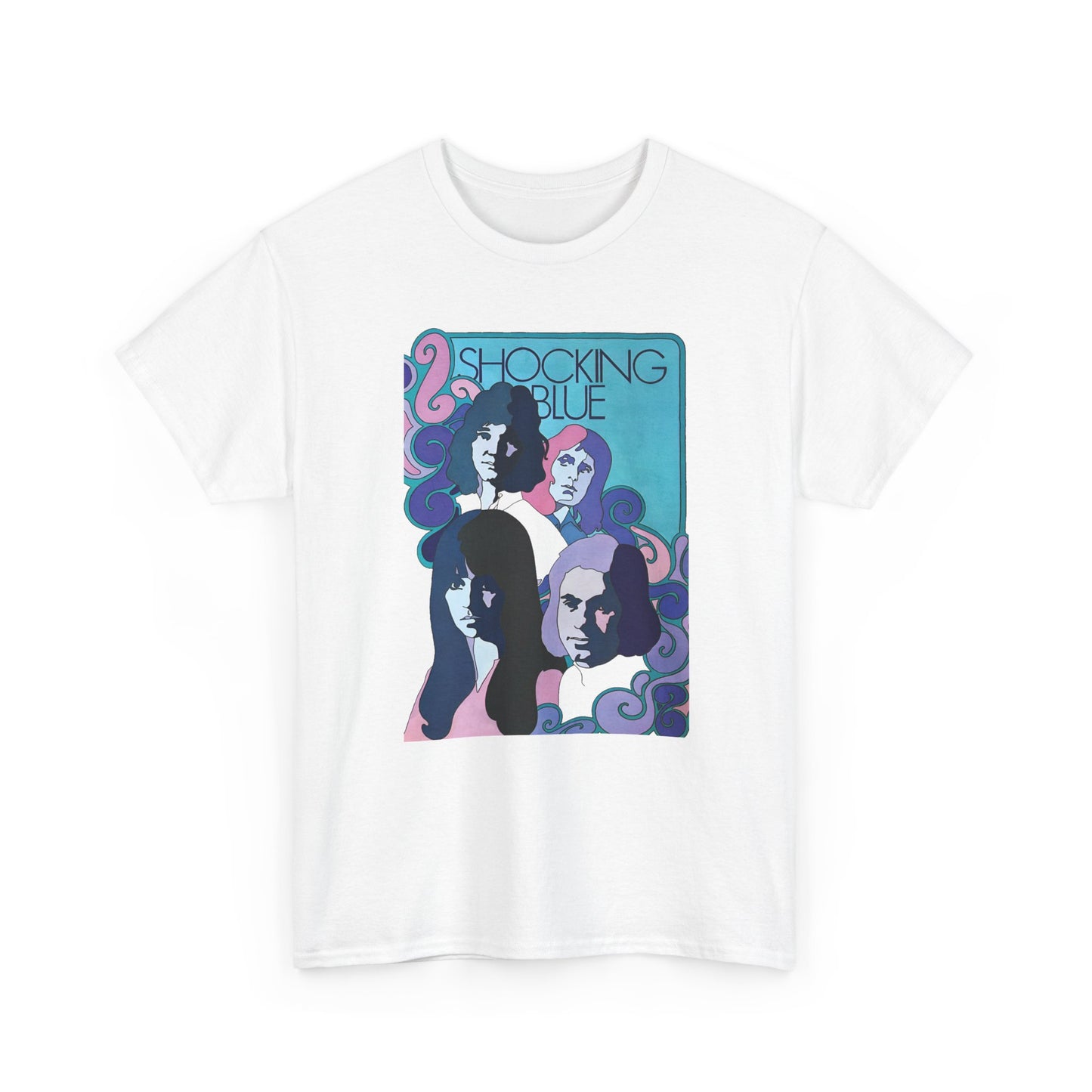 1960s dutch band shocking blue poster tshirt