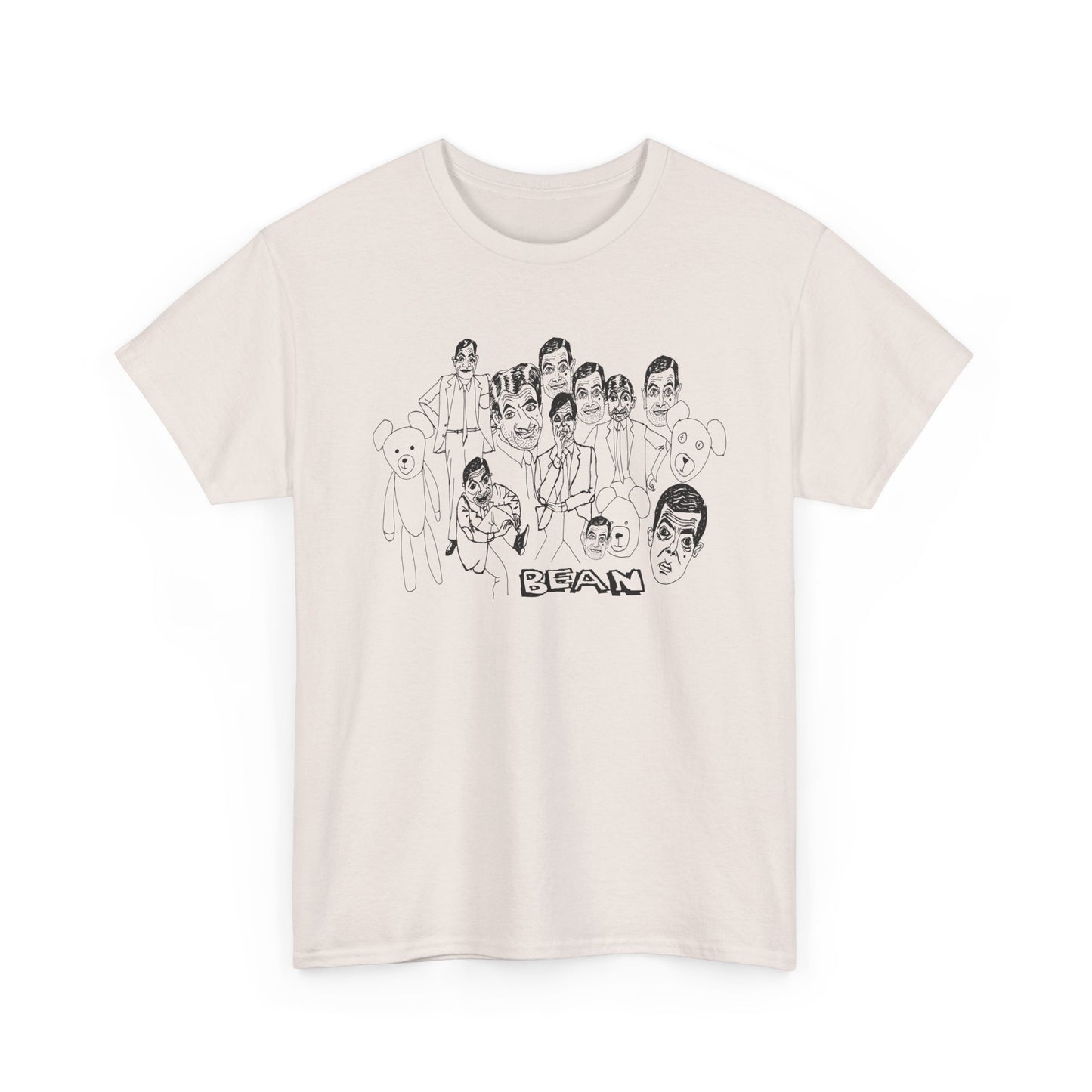 scary mr bean original drawing tshirt