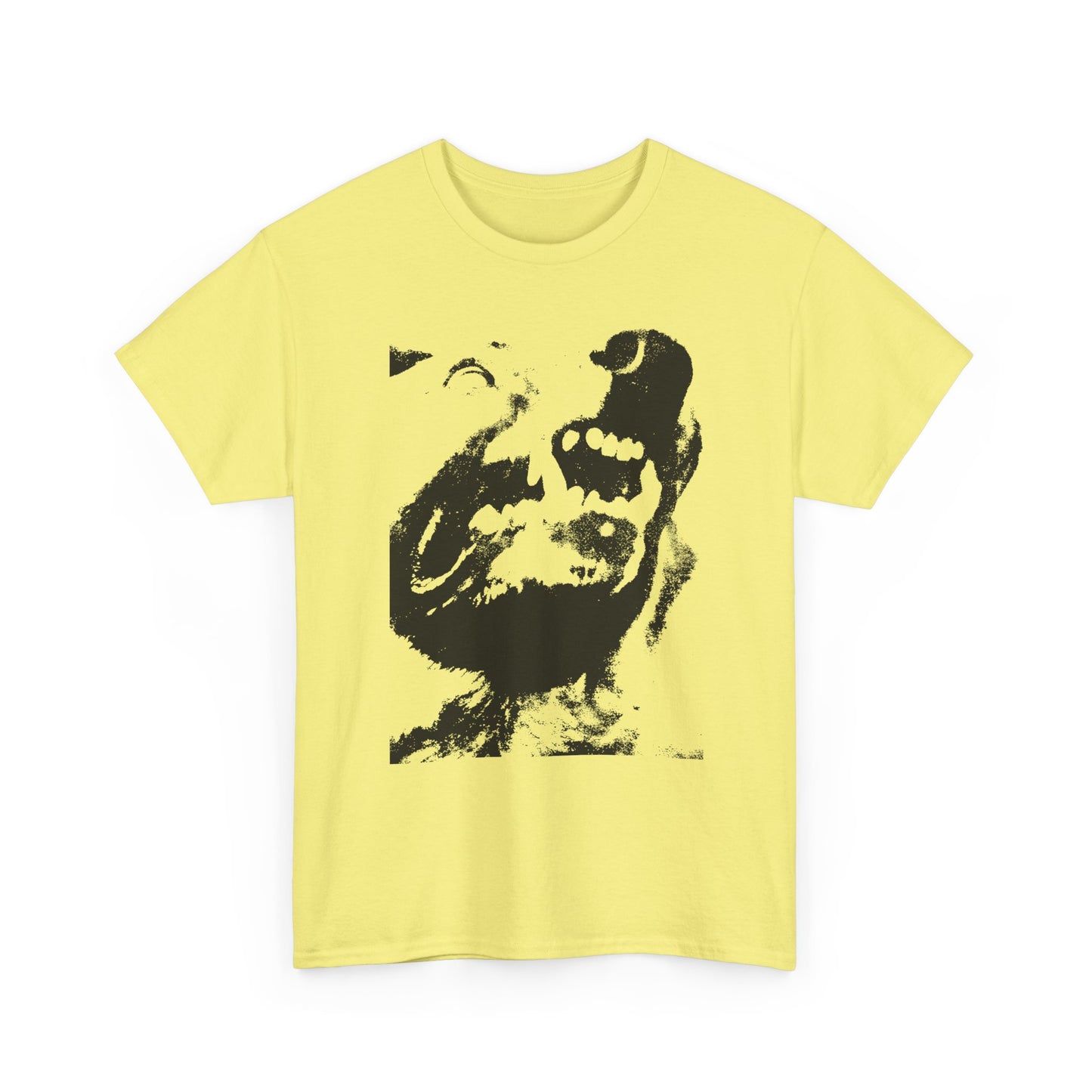angry dog snarling tshirt