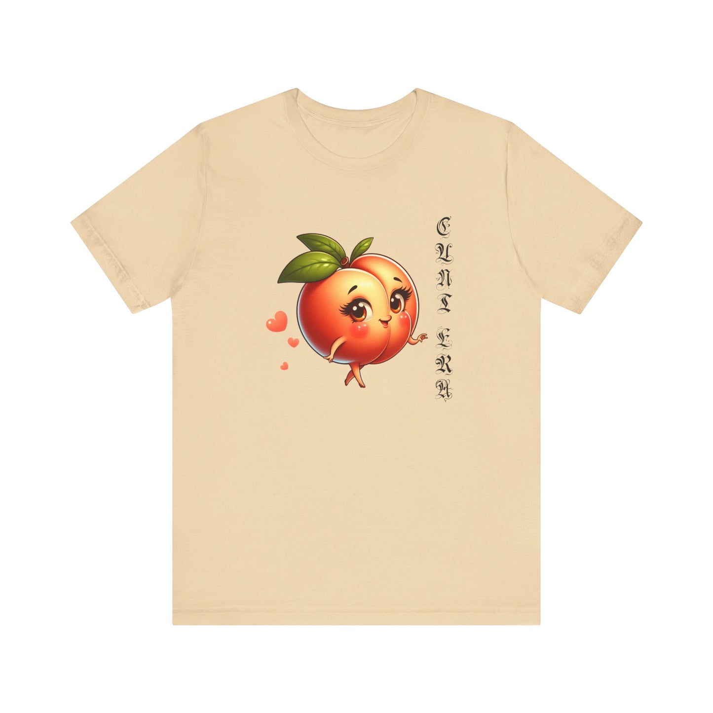 cunt era cute peach tshirt