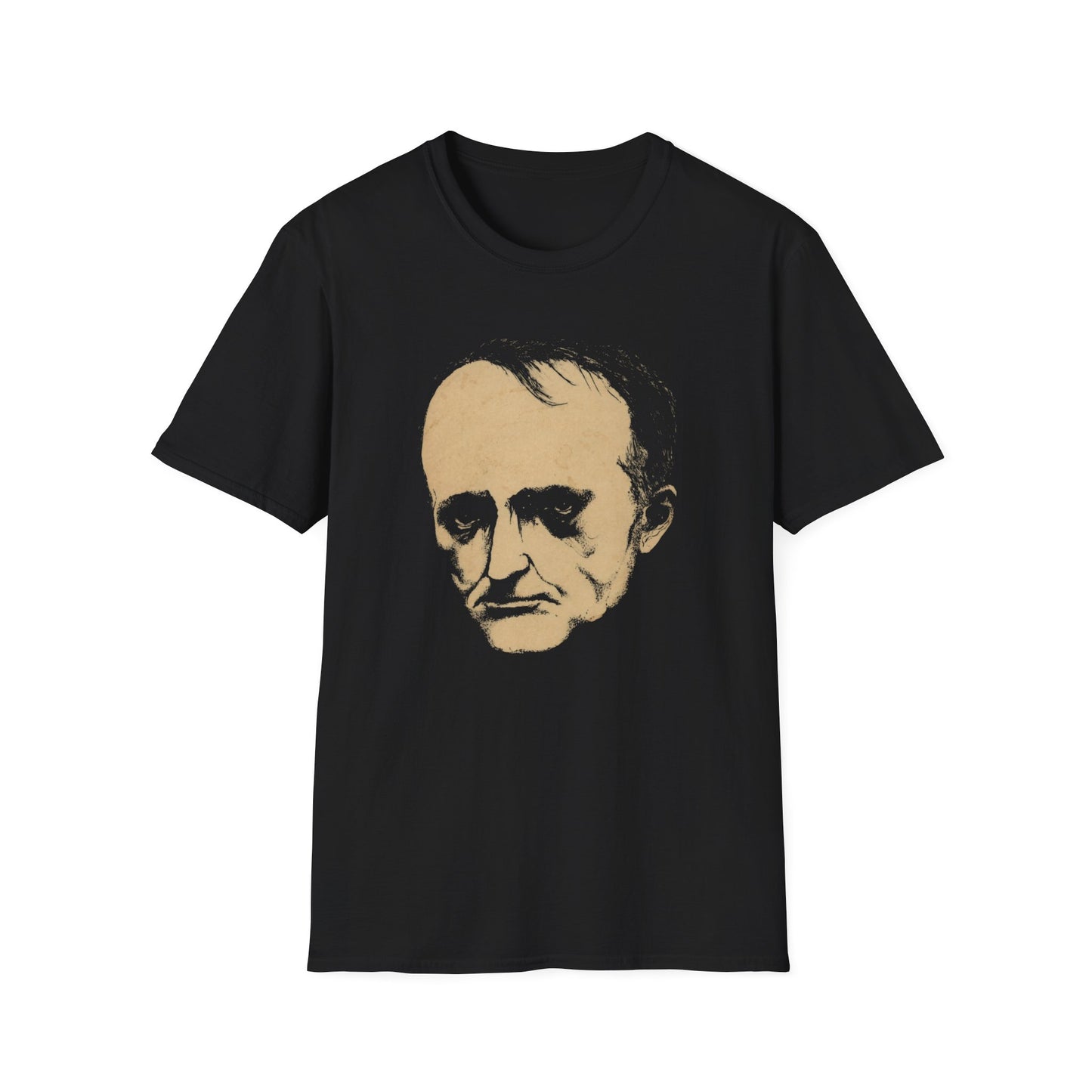 baudelaire's head tshirt
