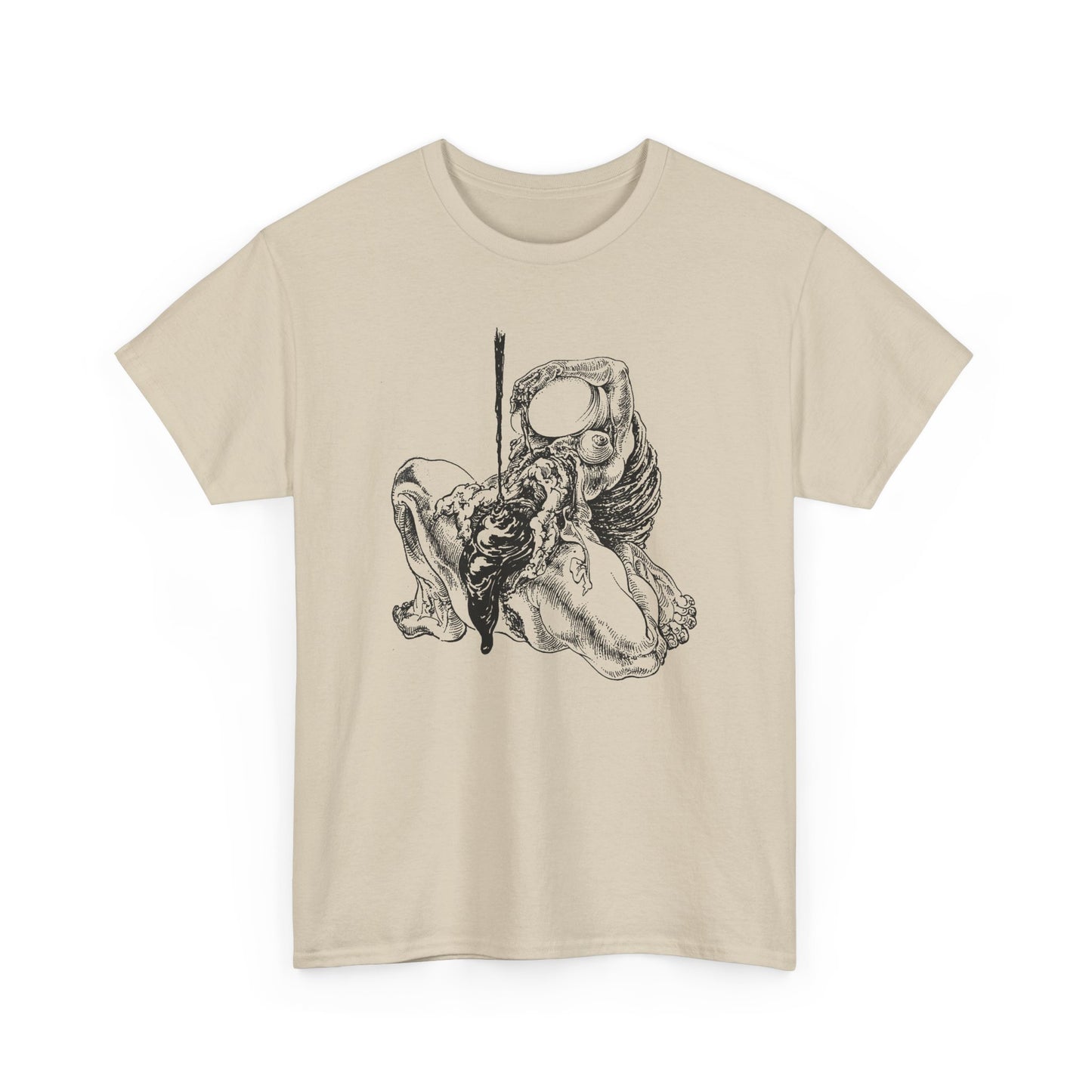 ships from canada sibylle ruppert drawing from 1975 german avant garde journal tshirt