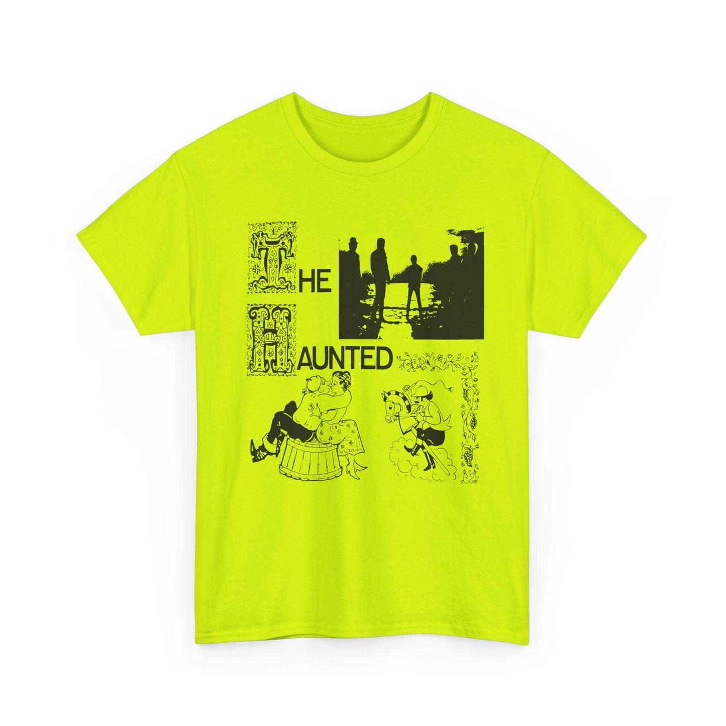 1967 debut album by montreal garage rock band the haunted stretched graphic tshirt