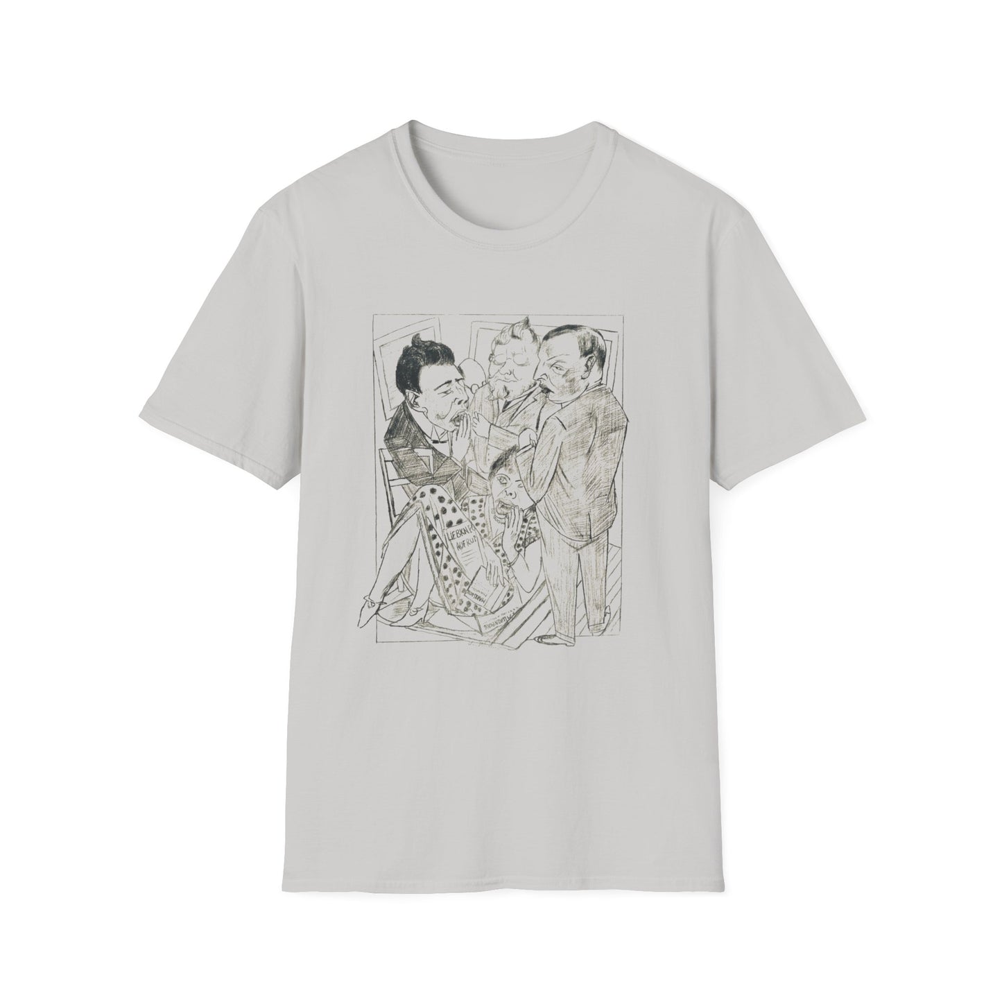 1922 max beckman lithograph  "the dissappointed II" tshirt