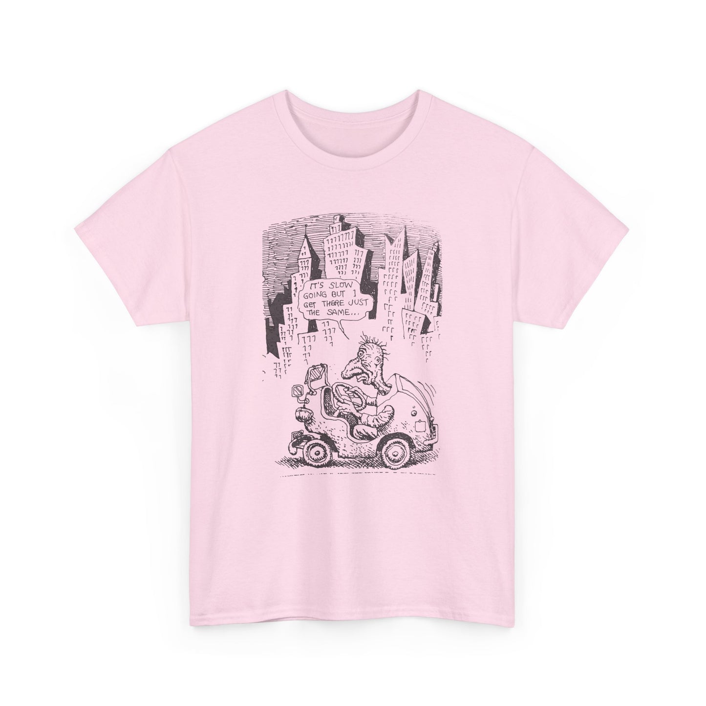 r. crumb slow going illustration tshirt
