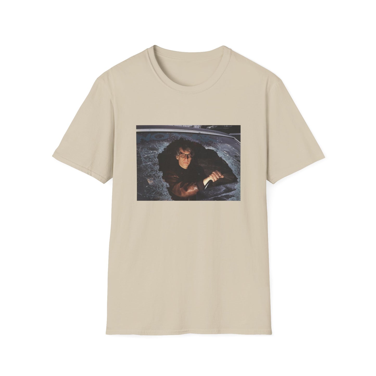 david cronenberg in a car window says no fear tshirt