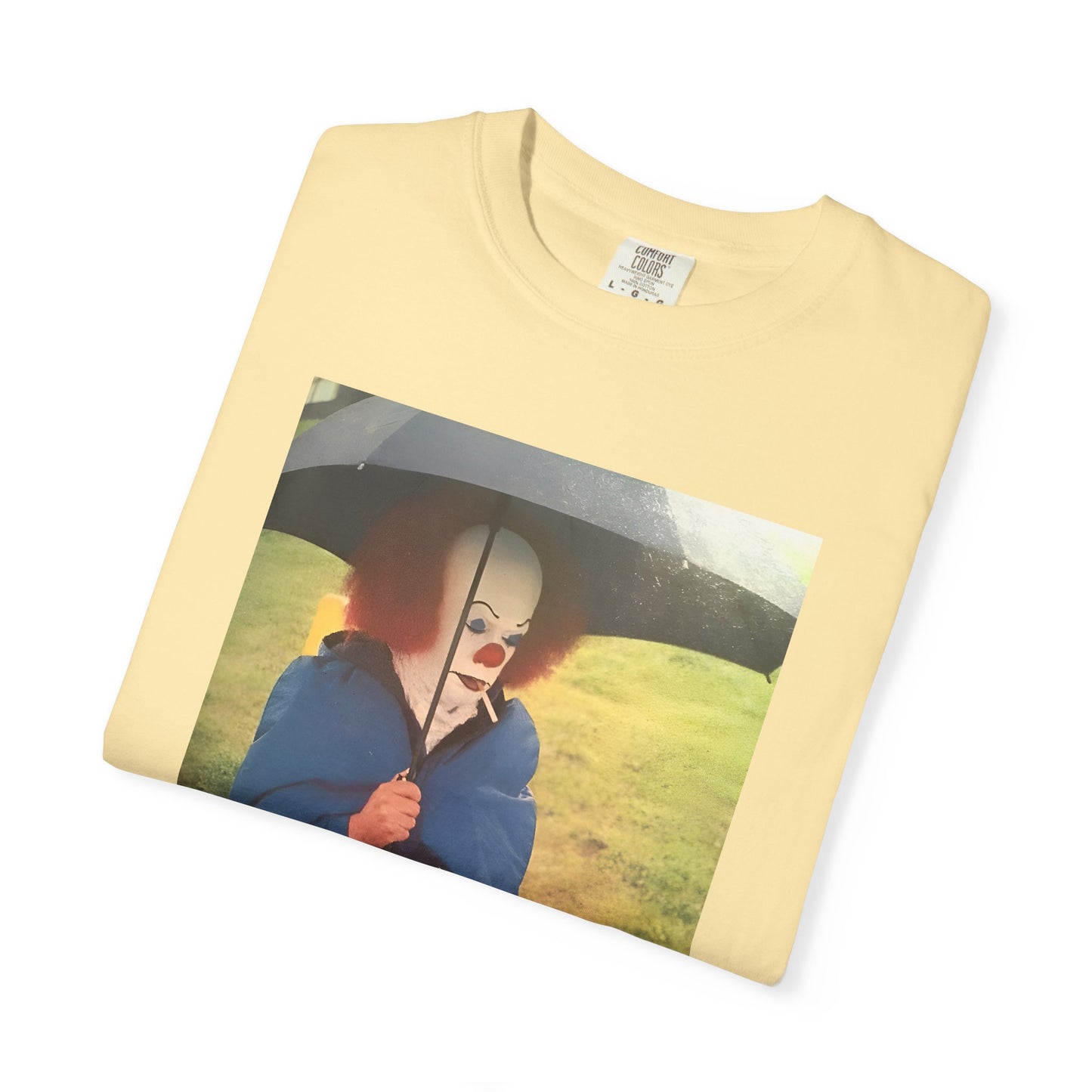 tim curry on it set smoking cigarette tshirt on comfort colors