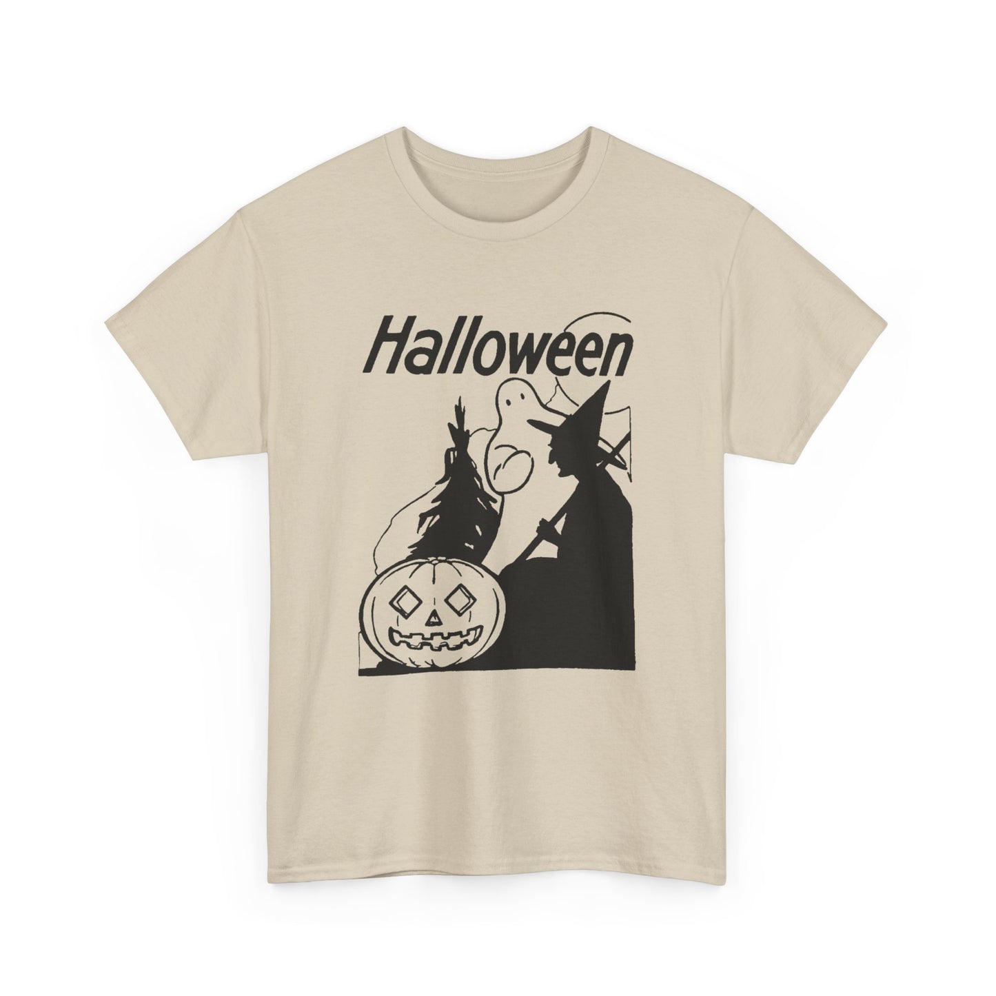 antique halloween graphic reproduction tshirt