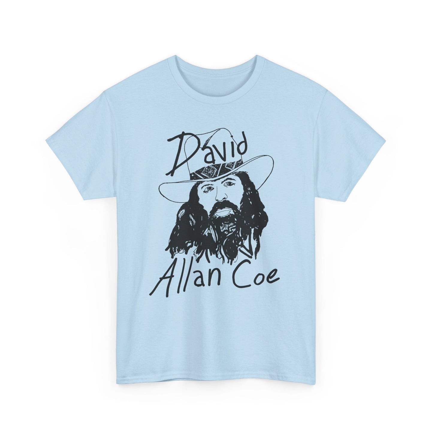 david allan coe fan art drawing tshirt
