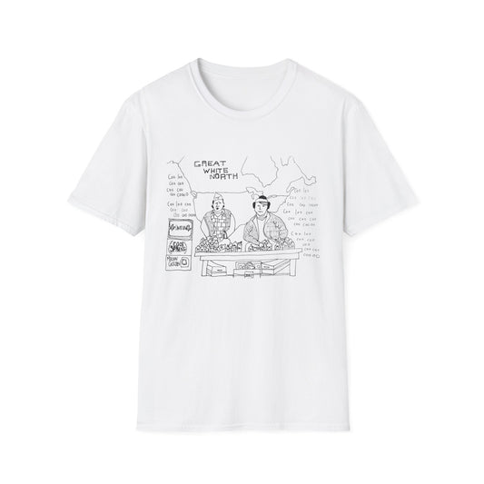 original drawing of bob and doug mckenzie tshirt