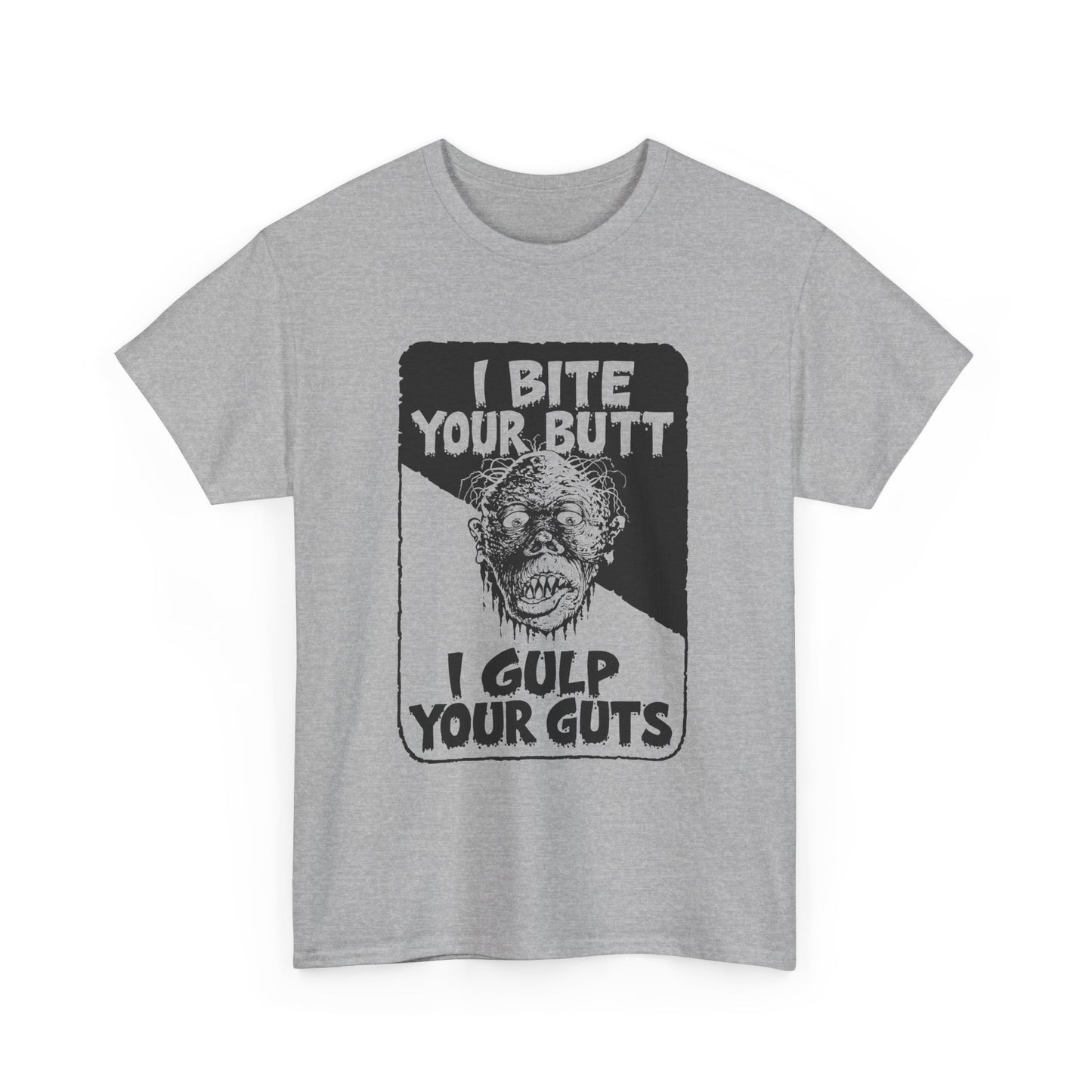 1990 vol 2 issue of gore shriek i bite your butt i gulp your guts comic tshirt