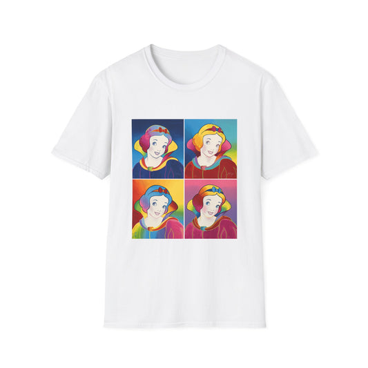 1996 psychedelic snow white pop culture art by peter max tshirt