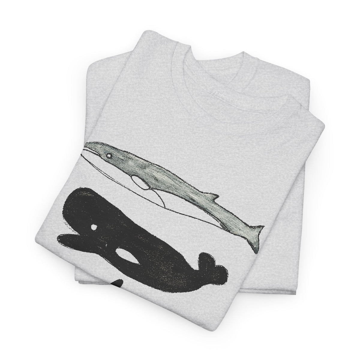 1970s three whales painting by canadian folk artist joseph sleep tshirt